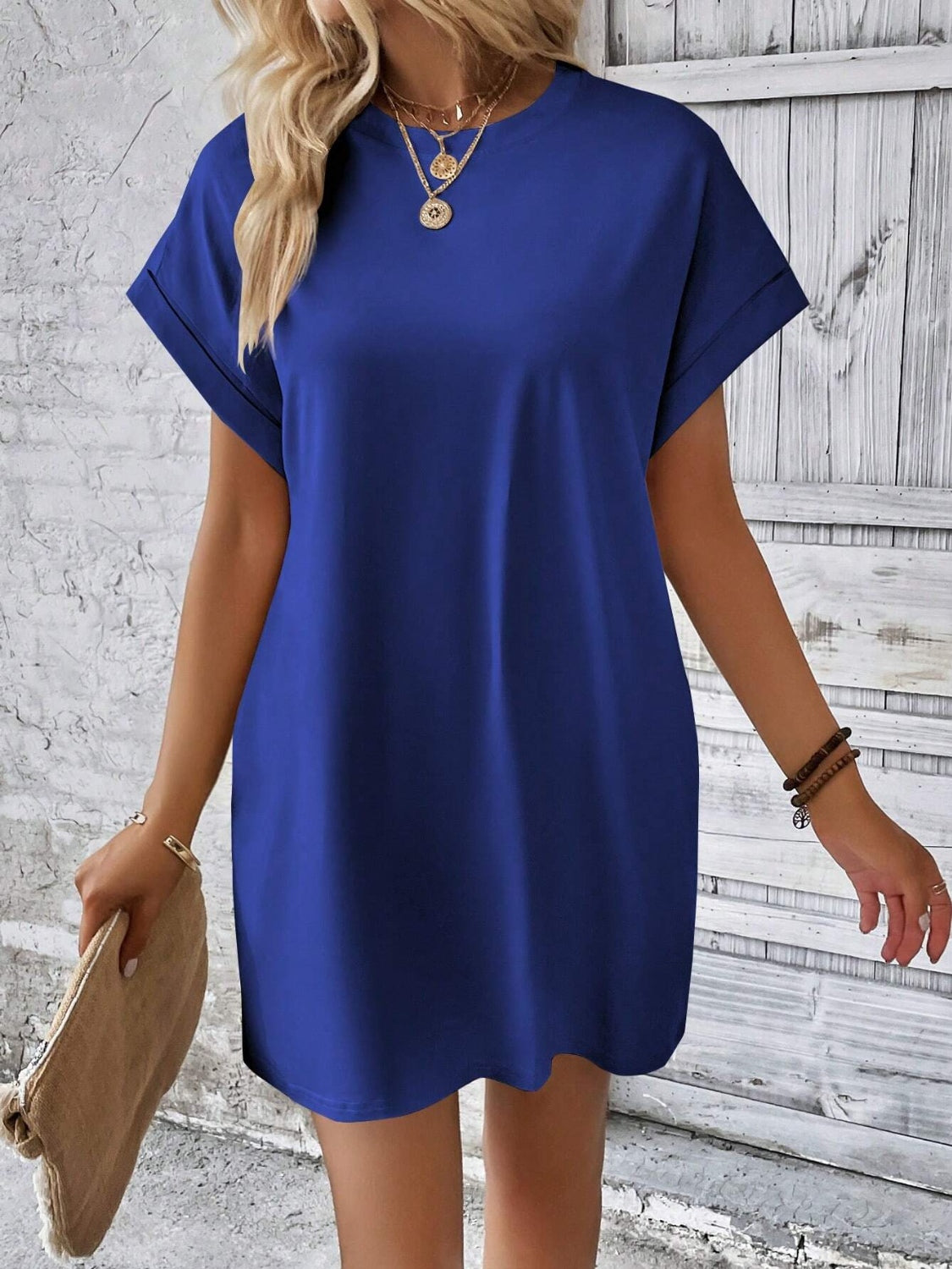 Short Sleeve Mini Dress