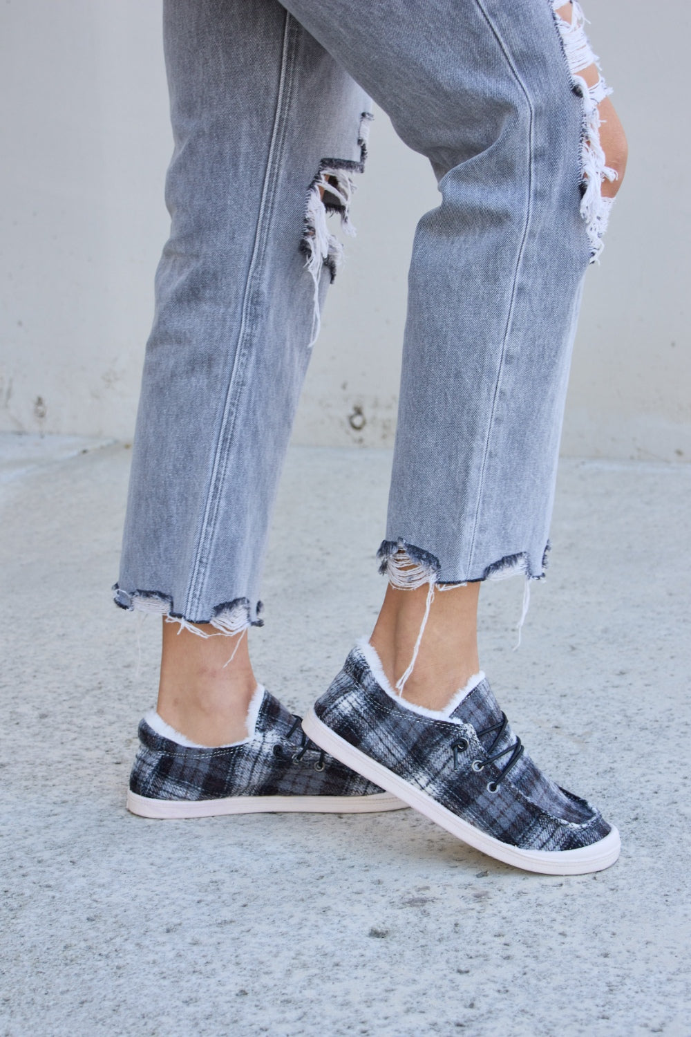 Plaid Sneakers