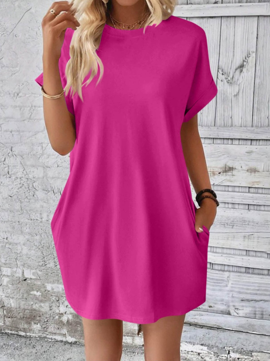 Short Sleeve Mini Dress