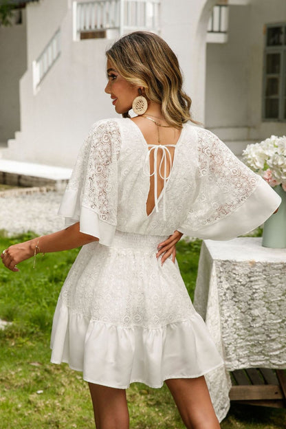 Lace Cutout Dress