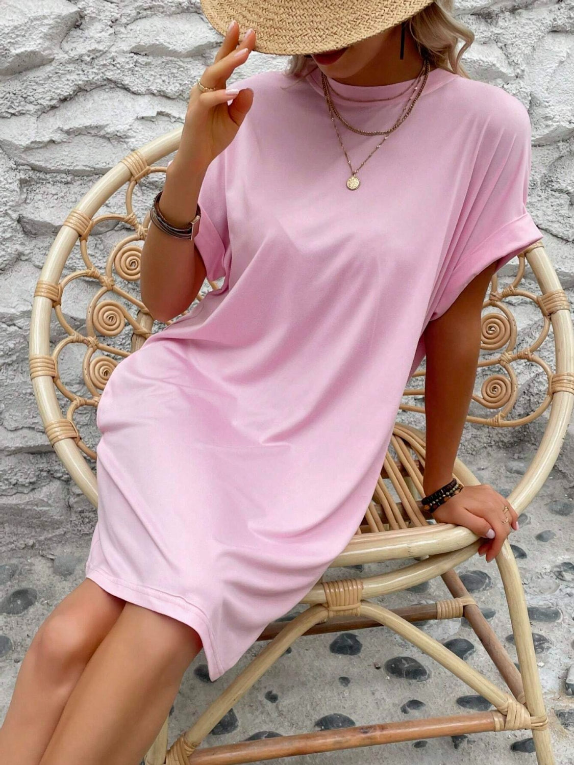 Short Sleeve Mini Dress